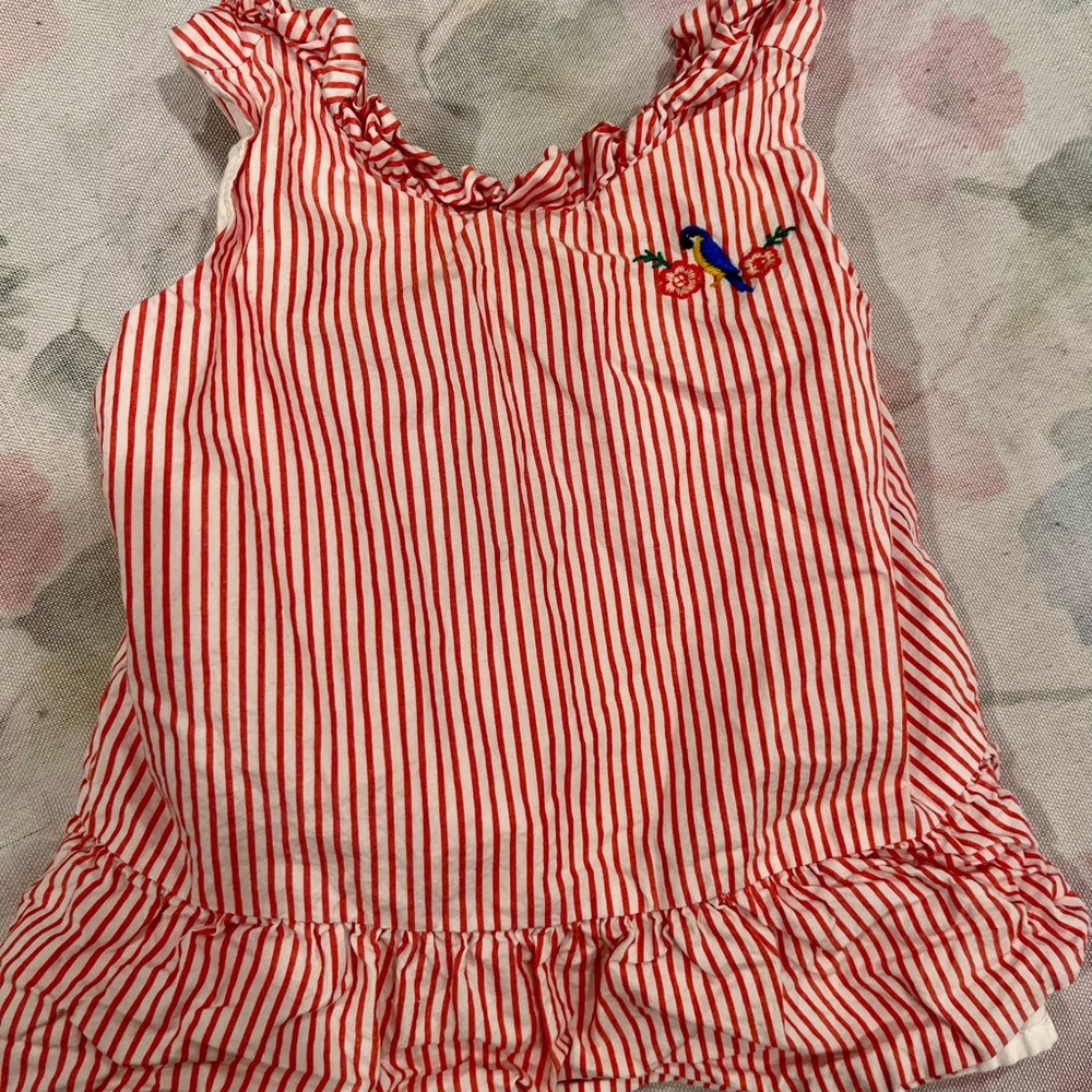 Excellent Janie and Jack 2T Girl’s Parrot Summer Top